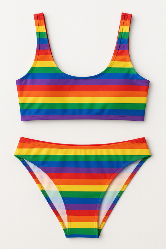 Traje de Baño 2 Piezas Arcoiris